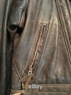 Langlitz Leathers Jacket Mens 44-46! Made In Portland, OR 1990