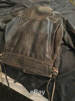 Langlitz Leathers Jacket Mens 44-46! Made In Portland, OR 1990