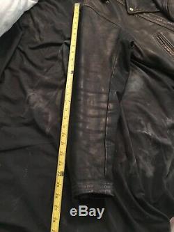 Langlitz Leathers Jacket Mens 44-46! Made In Portland, OR 1990