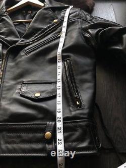 Langlitz Men's Leather Jacket Padded Pocket Columbia 2017 Size M
