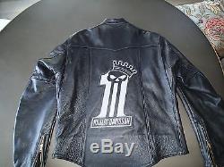 Leather Bates Harley Davidson Jacket (size 48 XL)