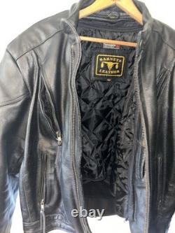 Leather Biker Jacket Size 42 Barneys Be Johnny Cage VGC