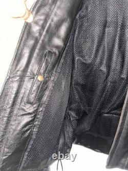 Leather Biker Jacket Size 42 Barneys Be Johnny Cage VGC