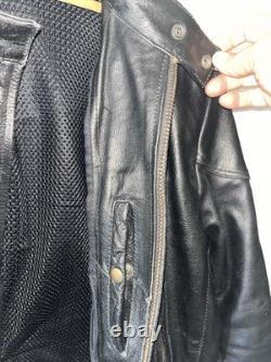Leather Biker Jacket Size 42 Barneys Be Johnny Cage VGC