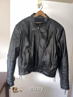 Leather Biker Jacket Size 42 Barneys Be Johnny Cage VGC