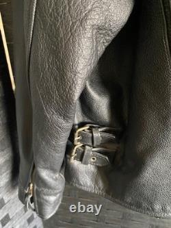 Leather Biker Jacket men Eastriders size XL