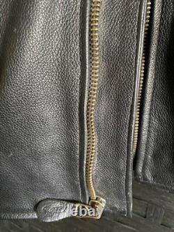 Leather Biker Jacket men Eastriders size XL