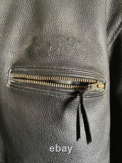 Leather Biker Jacket men Eastriders size XL