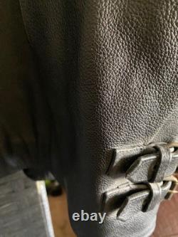 Leather Biker Jacket men Eastriders size XL
