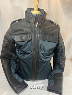 Leather Hybrid Flight or Motorcyle Jacket