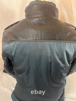 Leather Hybrid Flight or Motorcyle Jacket Leather Hybrid Flight or Motorcyle Jacket
