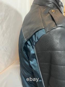 Leather Hybrid Flight or Motorcyle Jacket