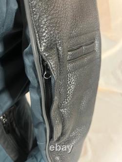 Leather Hybrid Flight or Motorcyle Jacket