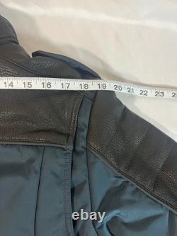Leather Hybrid Flight or Motorcyle Jacket