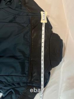 Leather Hybrid Flight or Motorcyle Jacket