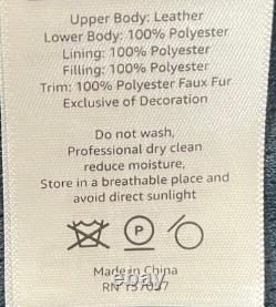 Leather Hybrid Flight or Motorcyle Jacket