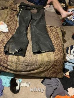 Leather Jacket And Chaps Size Medium Asking 200