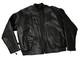 Leather Mill Motorcycle Jacket Pebbled Biker Men's XXL Black Zip Out Liner Heavy