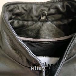 Leather Motorcycle Jacket 3 In 1 Mens Size 5xl In EUC Ships FREE (Hawgs) Black