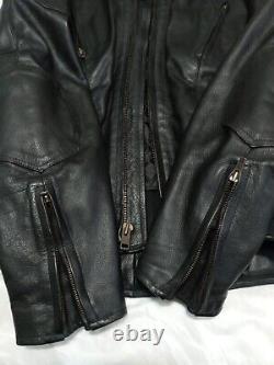 Leather Motorcycle Jacket Size 48