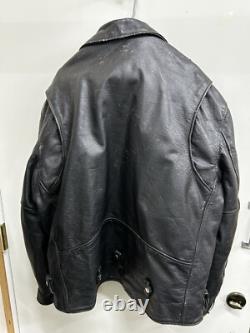 Leather Motorcycle Jacket Unik Premium Sz 54 BT removable Liner Heavy Duty 50542
