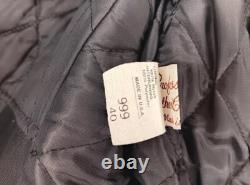 Leather Motorcycle Jacket Vintage EXCELLED USA Black Belted Size 40