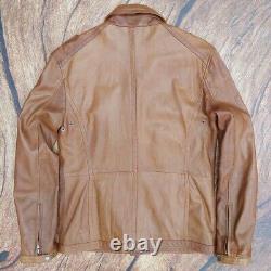 Leather Trucker Jacket Pockets 4 Avirex Schott Vanson RBC AERO Vintage JK130