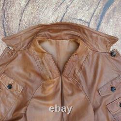 Leather Trucker Jacket Pockets 4 Avirex Schott Vanson RBC AERO Vintage JK130
