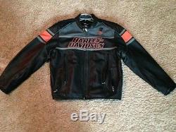Leather harley davidson jacket