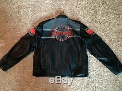 Leather harley davidson jacket