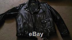 Legendary Black Stallion horsehide D pocket motorcycle jacket