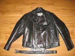 Legendary USA Horsehide Mens Motorcycle Jacket Made by Schott in USA