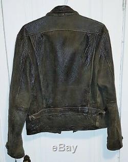 Levi's Menlo Lvc Leather Jacket/ Skyfall Leather Jacket, Size Small Fits