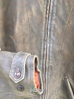 Levi's Vintage Clothing LVC Menlo Leather Jacket Bond Skyfall XL 007 Belt Back