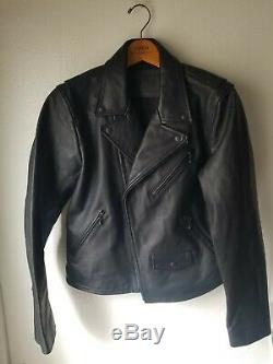 Levis Genuine Leather Motorcycle Jacket Size Medium M preowned good condition