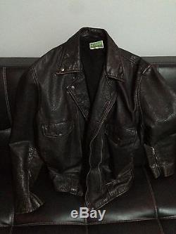 Levis LVC leather motorcycle jacket sz M $998 rrl aero schott