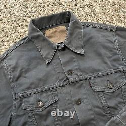 Levis Vintage Clothing 941 Big E Trucker Motorcycle Jacket 38 Small