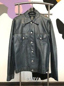 Levis leather trucker jacket size M