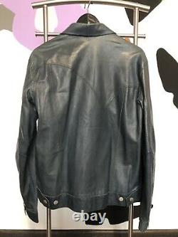 Levis leather trucker jacket size M