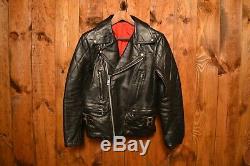 Lewis Leathers Aviakit Highwayman Rare Cafe Racer Motorcycle Leather Jacket 38-m