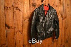 Lewis Leathers Aviakit Highwayman Rare Cafe Racer Motorcycle Leather Jacket 38-m