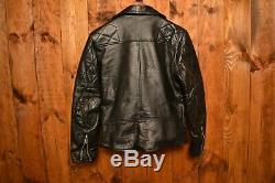 Lewis Leathers Aviakit Highwayman Rare Cafe Racer Motorcycle Leather Jacket 38-m