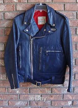Lewis Leathers Aviakit Leather Jacket Made in England Size 36