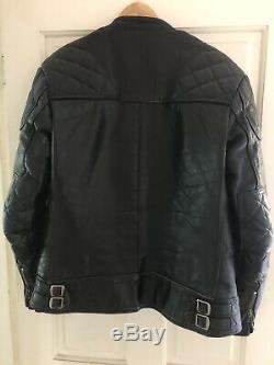 Lewis Leathers Genuine Leather Vintage Rare Black Leather Jacket