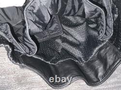 Like NEW Hein Gericke Black Leather Motorcycle Jacket Woman's Med. With Liner
