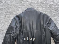 Like NEW Hein Gericke Black Leather Motorcycle Jacket Woman's Med. With Liner