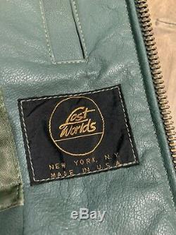 Lost Worlds Custom Goatskin Suburban Leather Jacket 44