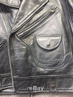 Lost Worlds Custom Trojan Horsehide Motorcycle Jacket Size 44 $1350 on website
