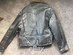 Lost Worlds Custom Trojan Horsehide Motorcycle Jacket Size 44 $1350 on website