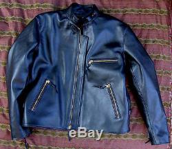 Lost Worlds Easy Ryder Cafe Racer Style Motorcycle Leather Jacket
